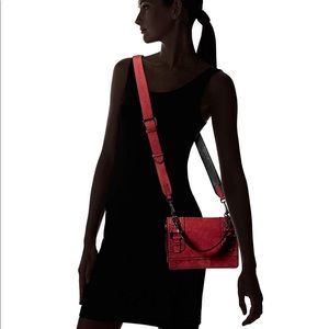 COPY - FINAL SALECalvin Klein Leather Flap Over Crossbody